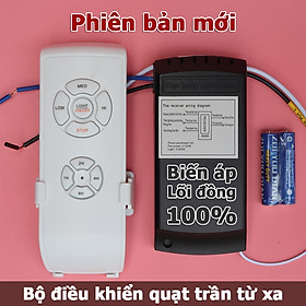 Bộ mạch điều khiển quạt trần và đèn từ xa