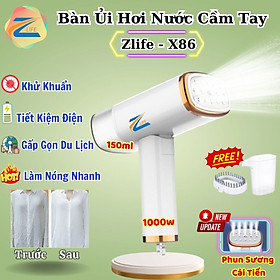 Mua Bàn ủi hơi nước cầm tay Zlife nhập chính hiệu  Bàn là hơi nước cầm tay mini công suất 1000w là thẳng mọi loại vải  máy ủi hơi nước cầm tay làm nóng nhanh dễ dàng sử dụng gấp gọn vali du lịch