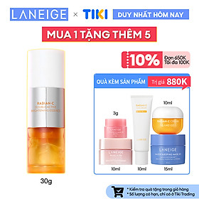 Tinh Chất Phục Hồi và Dưỡng Sáng Da Chuyên Sâu Laneige Radian-C Double Active Brightening Essence 30G