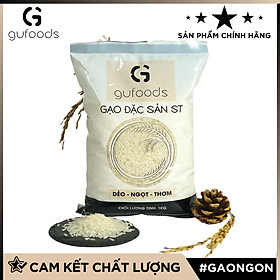 Gạo ST24 GUfoods - Ngon đặc sản (1kg) (dẻo - ngọt - thơm)