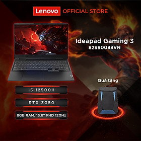 Mua Laptop Lenovo IdeaPad Gaming 3 82S90088VN i5-12500H|16GB|512GB|RTX 3050|15.6  FHD - Hàng Chính Hãng