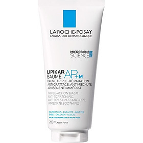 Kem dưỡng làm dịu nhanh da siêu khô/dị ứng La Roche-Posay Lipikar Baume AP + M 200ml