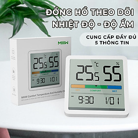 Mua Đồng hồ Xiaomi  nhiệt ẩm kế MIIIW NK5253A  thiết kế linh hoạt  màn hình lớn  - D1457