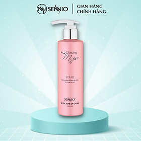 Kem body Sennio Glowing Magic Body Tone Up Cream dưỡng trắng da toàn thân 200ml SNO 502