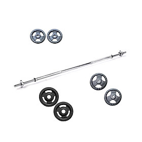 Combo đòn tạ 1m5 và 30kg tạ