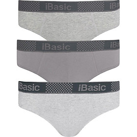 Combo 3 Chiếc Quần Lót Nam Tam Giác Thời Trang, Nam Tính, Chất Liệu Thun Coton Mềm Mại iBasic PANM008 - Hàng Chính Hãng