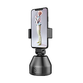 Gậy chụp ảnh tự động Xoay 360 độ tự động theo dõi đối tượng trên khuôn mặt Chụp ảnh thông minh Pivot Camera Gắn điện thoại Chụp Vlog -Màu đen