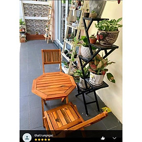 Mua (60x45cm)Bàn Gỗ Cafe loại 1(xếp gọn)