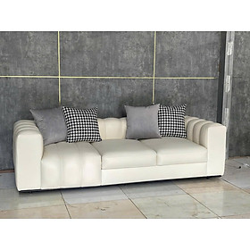 Sofa băng da Juno Sofa kích thước 2m Uptrend tặng kèm 4 gối