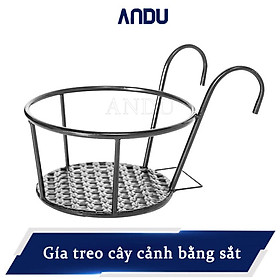 Mua Giá Để Cây Cảnh Bằng Sắt  Giỏ Hoa Treo Ban Công Cửa Sổ Đường Kính 22cm