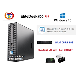 Mua Máy tính đồng bộ Elite 600g2 ( Intel Core i5-6400 Processor 6M Cache  3.30 GHz / Ram DDR4 - 8GB / SSD 240GB) TẶNG USB WIFI + BÀN DI CHUỘT - MÁY CHẠY NHANH - Dùng học tập - làm việc - HÀNG CHÍNH HÃNG