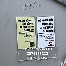 Mua Mica gắn thẻ rung tự phục vụ