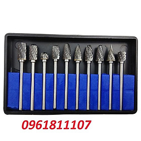 Mua Bộ 10 mũi làm lũa   khắc gỗ Vonfram cao cấp