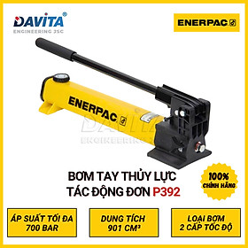 P392 Bơm tay thủy lực Enerpac tác động đơn, hai cấp tốc độ