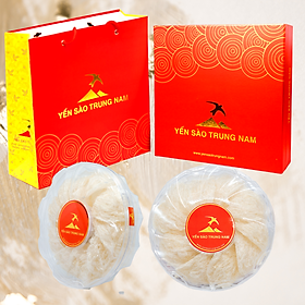 Tổ Yến Sào Tinh Chế (100g/Họp) (Tổ Yến làm sạch/Tổ Yến Sạch chế biến từ Tổ Yến Thô /Tổ Yến còn lông) Yến Sào Trung Nam