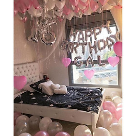 BỘ BÓNG HAPPY BIRTHDAY MSS0004+ TẶNG KÈM BƠM TAY BĂNG DÍNH, SỐ TUỔI
