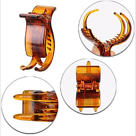 Kẹp tóc càng cua 3 răng mini cá tính dễ thương sơn bóng siêu bền