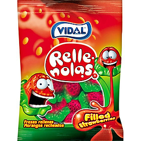Kẹo Dẻo Hương Dâu Nhân Thạch Vidal (Gói 100g)