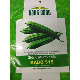 Mua Hạt Giống Mướp Khía Sai Trái  Chịu Nhiệt 10 Hạt