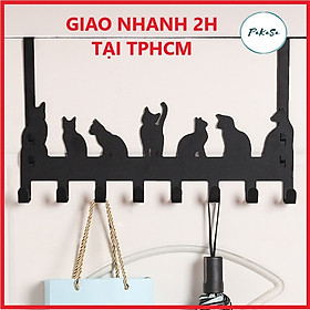 Giá Treo/Móc Treo Cửa 8 Móc Hình Thú Ngỗ Nghĩnh PaKaSa - Hàng Chính Hãng