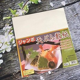 Set 40 tờ giấy thấm dầu mỡ đồ chiên rán của Nhật