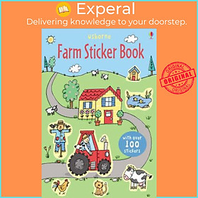 Sách - Farm Sticker Book by Cecilia Johansson (UK edition, paperback)