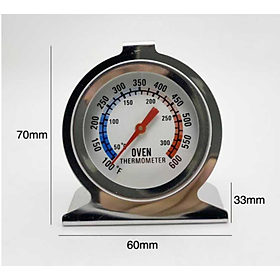Nhiệt kế lò nướng - Oven Thermometer Từ 0 Đến 300 Độ C Độ Chính Xác Cao 