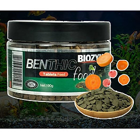 Thức ăn cá Biozym Benthic Food Tablet viên tảo chìm tầng đáy bể cá tép cảnh