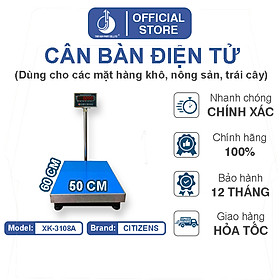 Mua Cân Bàn Điện Tử XK3108A - Mặt Bàn Cân 500x600MM - Đầu Chống Nước