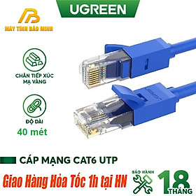 Mua Cáp Mạng Cat6 2 Đầu Đúc Gigabit Ugreen 11225 Dài 40m - Hàng Chính Hãng BH 18 tháng