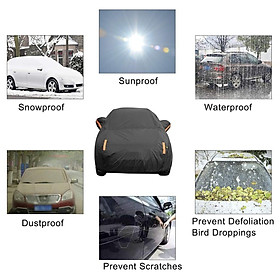 Bạt phủ ô tô thương hiệu MACSIM dành cho Toyota Corolla - màu đen  - bạt phủ trong nhà và ngoài trời