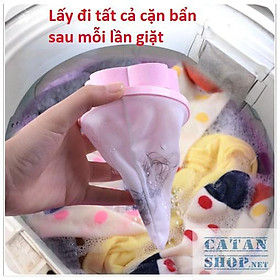 ️Túi lọc rác️ Phao Lọc Rác Máy Giặt Giúp Giữ Lại Cặn Xà Phòng, Sợi Bông, Tóc Hiệu Quả ( Giao ngẫu nhiên )