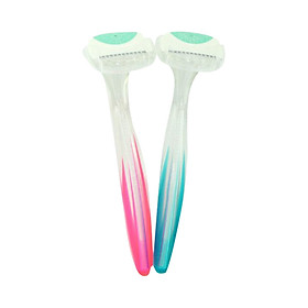Bộ 3 set 2 dao cạo vùng Bikini bằng thép không gỉ - Hàng Nhật nội địa