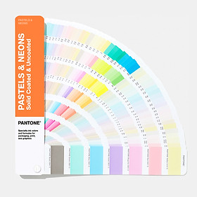 Nơi bán Bộ pantone màu dạ quang, noen dành cho ngành in ấn, bao bì GG1504A - Pastels & Neons Guide | Coated & Uncoated - Giá Từ -1đ