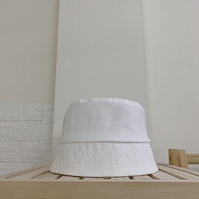 (NEW) Mũ vành, nón bucket cụp trơn phối vải kaki cực đẹp Form chuẩn thời trang nữ (Ảnh thật)