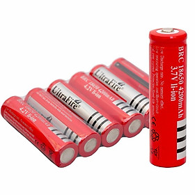 Mua Pin Sạc Đỏ 18650 4200Mah Đầu Nhọn Độ Bền Cao Phụ Kiện