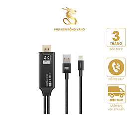 Mua Cáp Lightning to HDMI Earldom W14 (Độ Phân Giải 4K) Hàng chính hãng màu đen