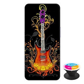 Ốp lưng cho  điện thoại Oppo Reno hình Cây Đàn Lửa Mẫu 1 tặng kèm giá đỡ điện thoại iCase xinh xắn - Hàng chính hãng