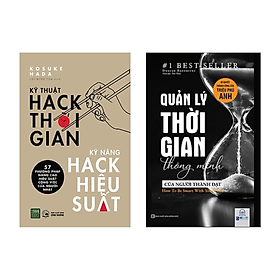 Hình ảnh Combo 2 Cuốn Quản Lý Thời Gian: Kỹ Thuật Hack Thời Gian - Kỹ Năng Hack Hiệu Suất + Quản Lý Thời Gian Thông Minh Của Người Thành Đạt: Bí Quyết Thành Công Của Triệu Phú Anh