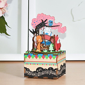 Mô hình hộp nhạc bản giao hưởng rừng xanh - Forest Concert AM404 Music Box Robotime