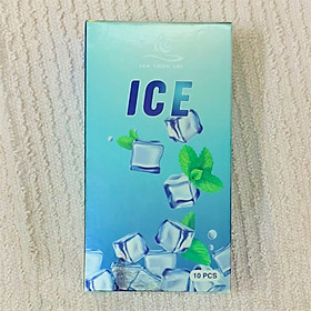 Bao cao su siêu mỏng mát lạnh ICE COOL hộp 10 chiếc