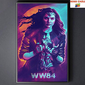 Tranh Canvas Tranh treo tường trang trí SIÊU ANH HÙNG - WONDER WOMEN 12