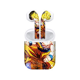 Mua Miếng dán skin chống bẩn cho tai nghe AirPods in hình Dragon Ball - Goku Super Saiyan 2 - 7vnr78 (bản không dây 1 và 2)