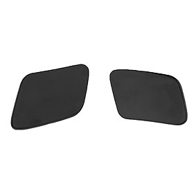 1 Pair L & R Unpainted Headlight Washer Cover Cap for Audi A4 B7 2005-2008