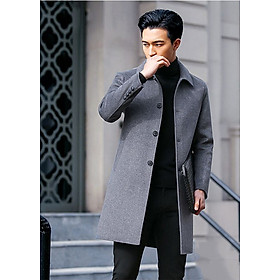 Áo khoác dạ nam cao cấp dáng lửng NAD03