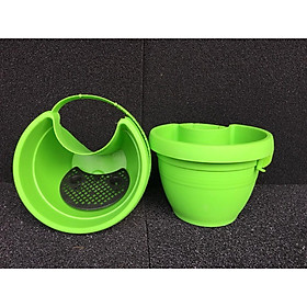 Combo 2 Chậu Nhựa Treo Cột Tròn, Chậu Ôm Cột từ 8-13cm