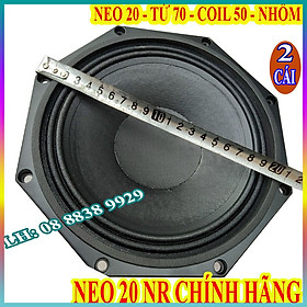 Hình ảnh CẶP CỦ BASS 20 TỪ NEO NR AUDIO CÔN 50 CAO CẤP HÀNG CHÍNH HÃNG - BASS NEO 20 - GIÁ 2 LOA