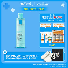 Nước Tẩy Trang Làm Sạch Sâu & Kiểm Soát Bã Nhờn Cho Da Dầu Nhạy Cảm La Roche-Posay Micellar Water Ultra Oily Skin 200ml