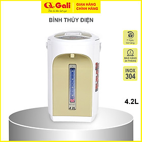 Mua Bình thủy điện Gali GL-5042 dung tích 4.2 lít  phích cấu tạo 2 lớp thân ngoài nhựa  ruột inox 304  hàng chính hãng 100%   bảo hành 24 tháng Gali