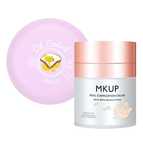Combo Kem Dưỡng Ẩm Trắng Da Dành Cho Da Dầu MKUP
